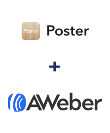 Интеграция Poster и AWeber