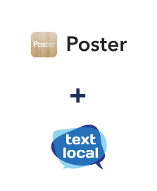 Интеграция Poster и Textlocal