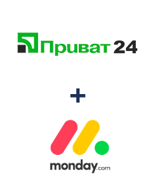 Интеграция Приват24 и Monday.com