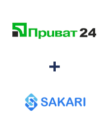 Интеграция Приват24 и Sakari