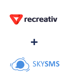 Интеграция Recreativ и SkySMS