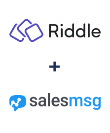 Интеграция Riddle и Salesmsg