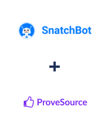 Интеграция SnatchBot и ProveSource