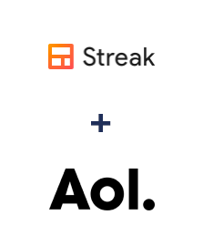 Интеграция Streak и AOL