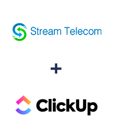 Интеграция Stream Telecom и ClickUp