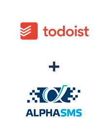 Интеграция Todoist и AlphaSMS