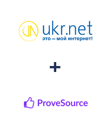 Интеграция UKR.NET и ProveSource