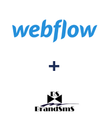 Интеграция Webflow и BrandSMS 