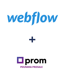 Интеграция Webflow и Prom