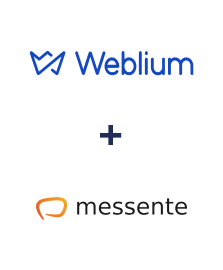 Интеграция Weblium и Messente