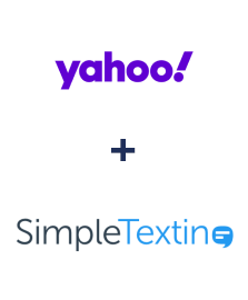 Интеграция Yahoo! и SimpleTexting