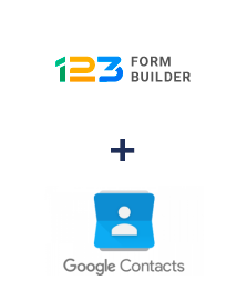 123FormBuilder ve Google Contacts entegrasyonu