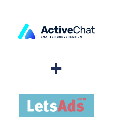 ActiveChat ve LetsAds entegrasyonu
