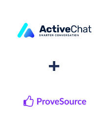 ActiveChat ve ProveSource entegrasyonu