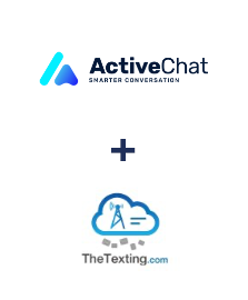 ActiveChat ve TheTexting entegrasyonu