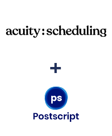 Acuity Scheduling ve Postscript entegrasyonu