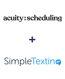 Acuity Scheduling ve SimpleTexting entegrasyonu