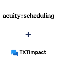 Acuity Scheduling ve TXTImpact entegrasyonu