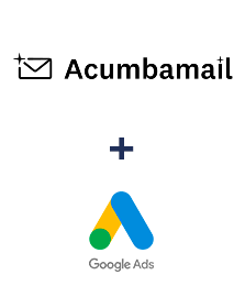 Acumbamail ve Google Ads entegrasyonu