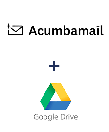 Acumbamail ve Google Drive entegrasyonu