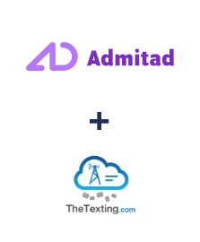 Admitad ve TheTexting entegrasyonu