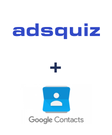 ADSQuiz ve Google Contacts entegrasyonu