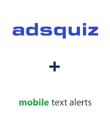 ADSQuiz ve Mobile Text Alerts entegrasyonu