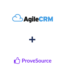 Agile CRM ve ProveSource entegrasyonu