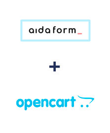 AidaForm ve Opencart entegrasyonu