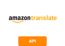 Amazon Translate diğer sistemlerle API aracılığıyla entegrasyon