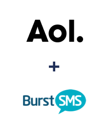 AOL ve Burst SMS entegrasyonu