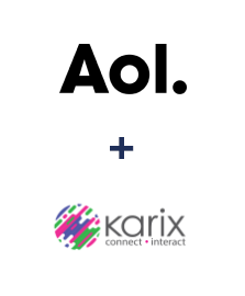 AOL ve Karix entegrasyonu