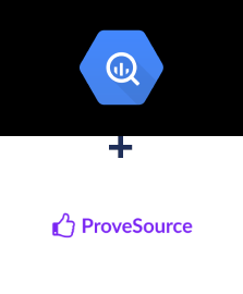 BigQuery ve ProveSource entegrasyonu