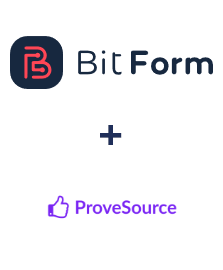 Bit Form ve ProveSource entegrasyonu