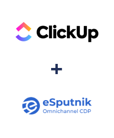 ClickUp ve eSputnik entegrasyonu