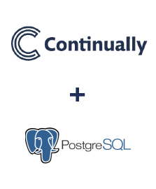 Continually ve PostgreSQL entegrasyonu