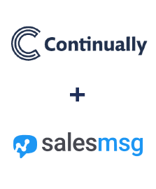 Continually ve Salesmsg entegrasyonu