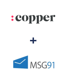 Copper ve MSG91 entegrasyonu