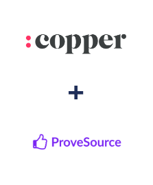 Copper ve ProveSource entegrasyonu