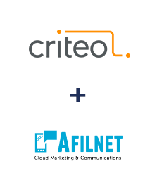 Criteo ve Afilnet entegrasyonu