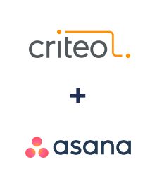 Criteo ve Asana entegrasyonu