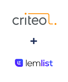 Criteo ve Lemlist entegrasyonu