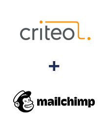 Criteo ve MailChimp entegrasyonu