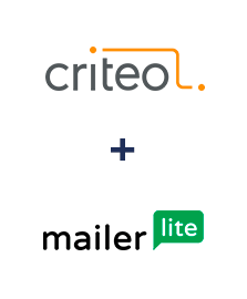 Criteo ve MailerLite entegrasyonu