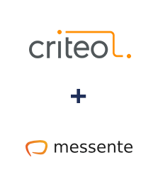 Criteo ve Messente entegrasyonu