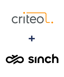 Criteo ve Sinch entegrasyonu