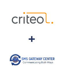 Criteo ve SMSGateway entegrasyonu