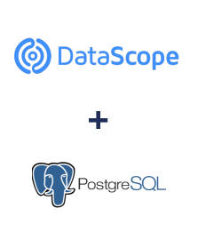DataScope Forms ve PostgreSQL entegrasyonu