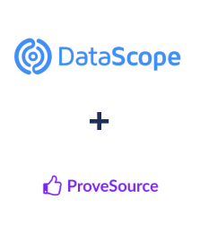 DataScope Forms ve ProveSource entegrasyonu