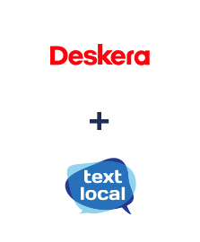 Deskera CRM ve Textlocal entegrasyonu